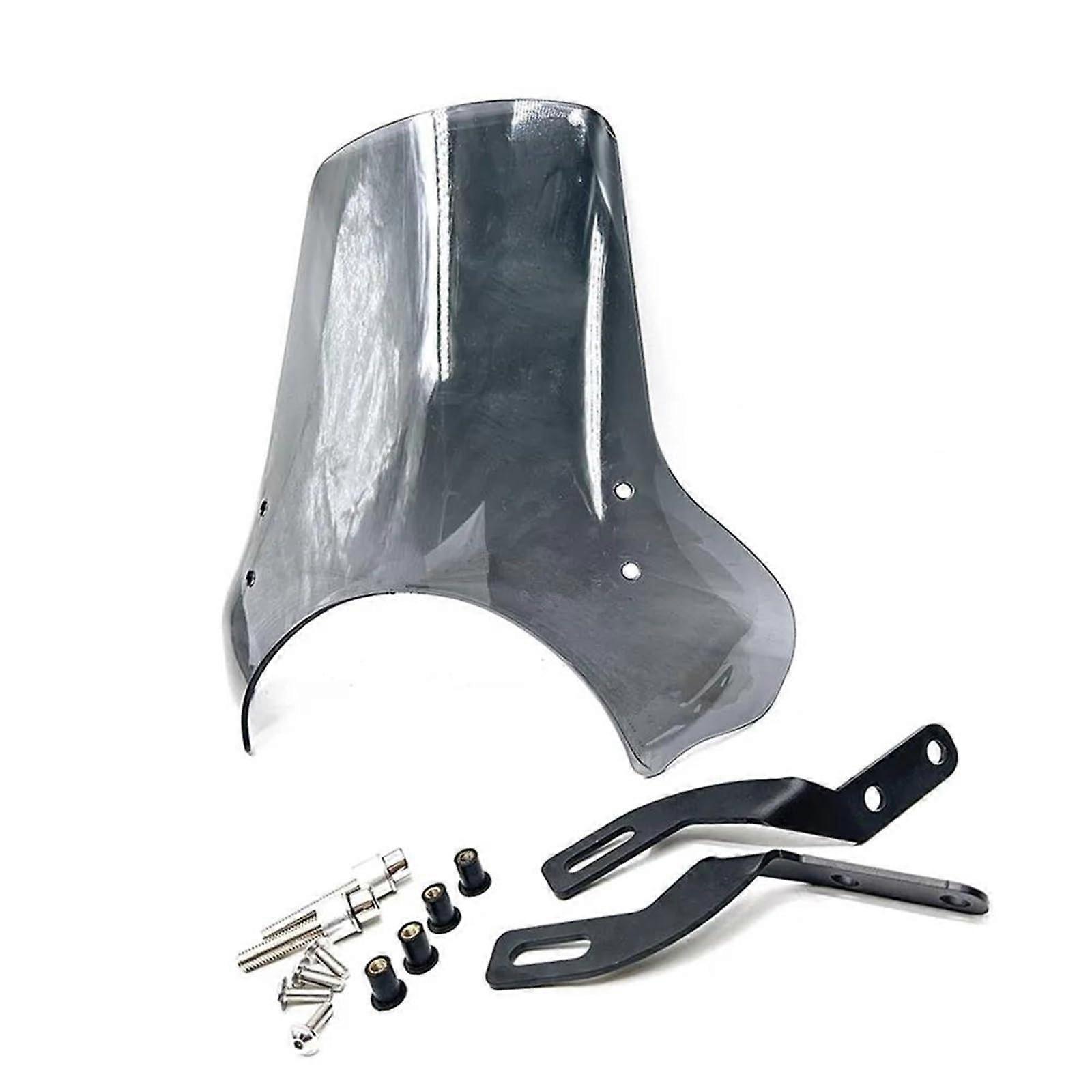 Motorcycle Windscreen Visor Deflector For Royal Enfield Himalayan Scram 411 2022 2023 Grey