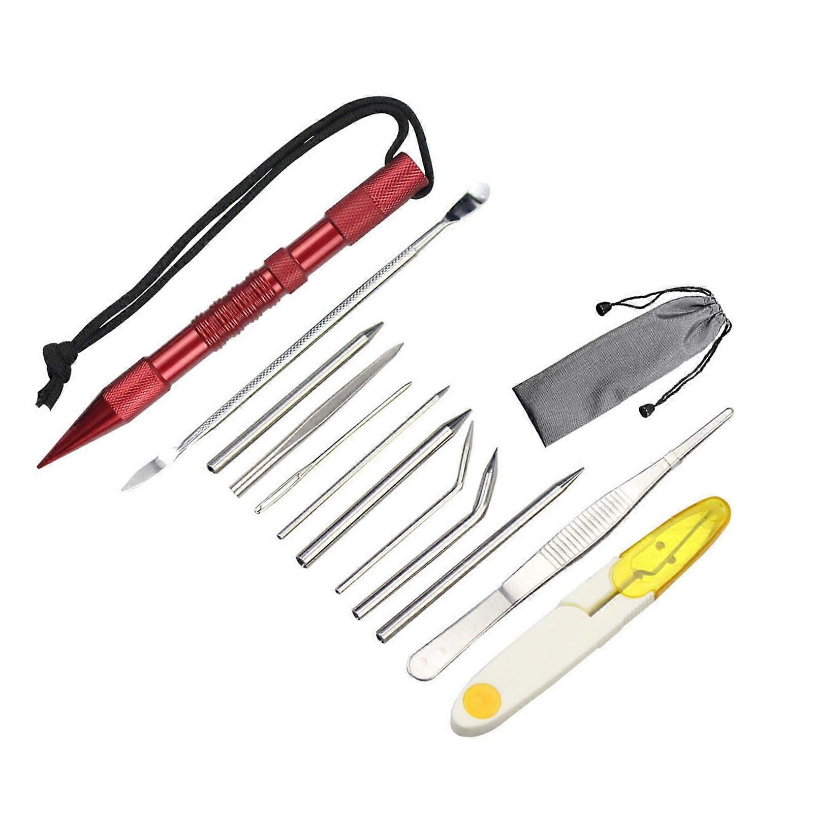 Paracord FID Knotter Tool Set with Adjustable Length for Smoothing Braid Knots in Creative Knot Work Projects