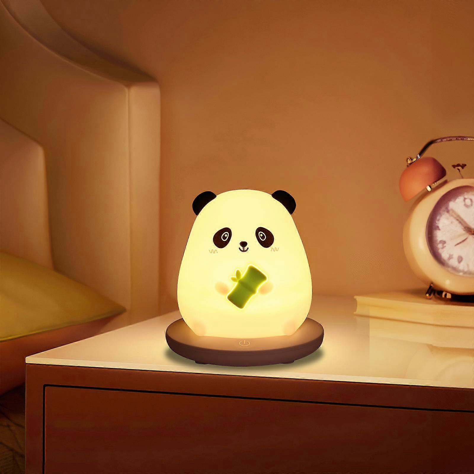 Three-Level Dimming Panda Night Light