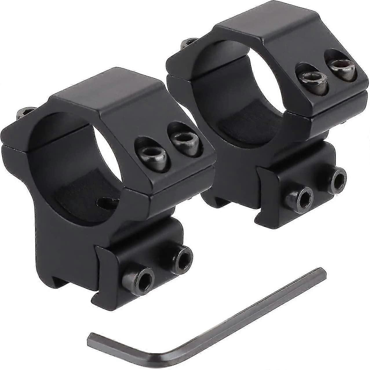 Low Profile Scope Rings - 25.4mm Adapter Mount Rings With 11mm Dovetial Rail