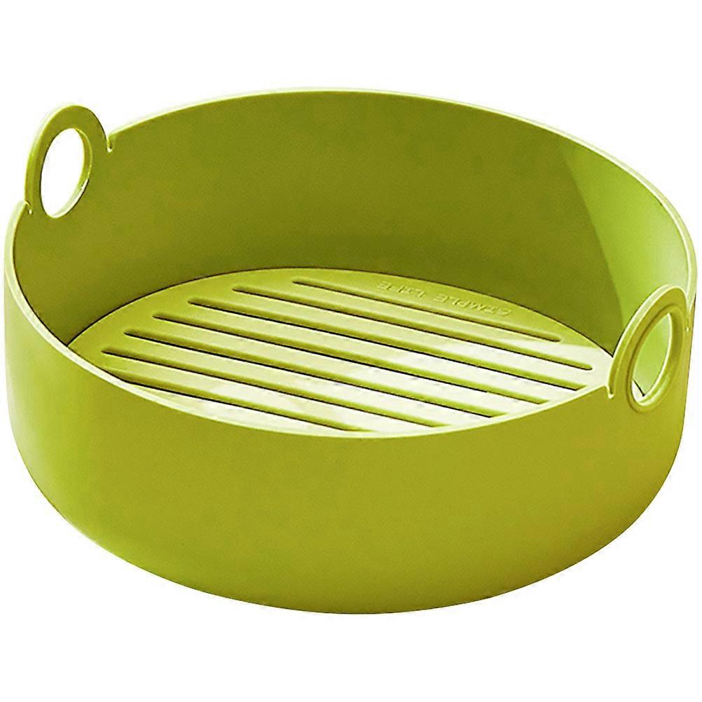 2Pcs Reusable Air Fryer Silicone Basket With Non-Stick And Oil-Reducing Features For Kitchen Frying Accessories