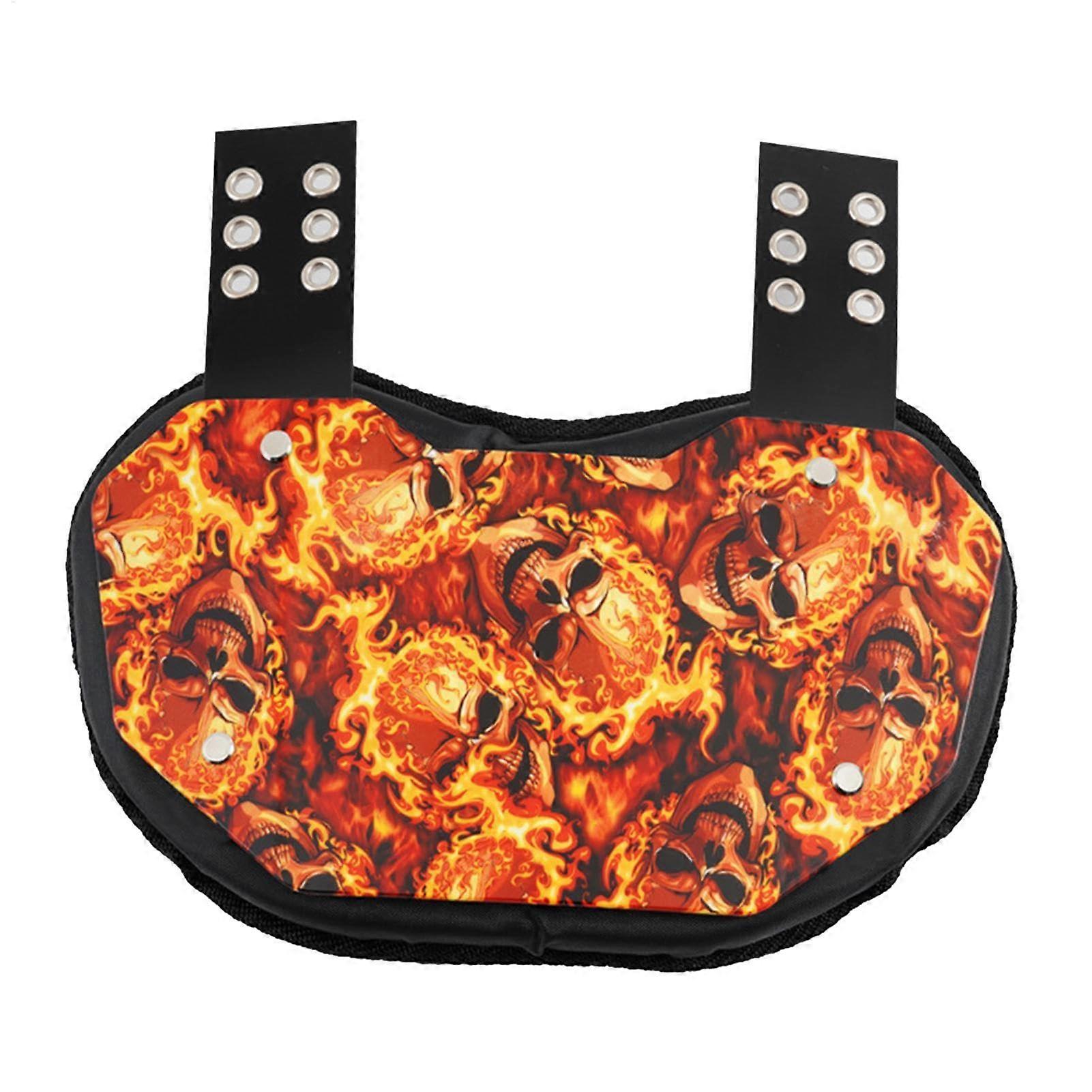 Tamp Football Back Protector for Lower Back Outdoor Hard Football Back Protector for Training and Competition, Protection Skull