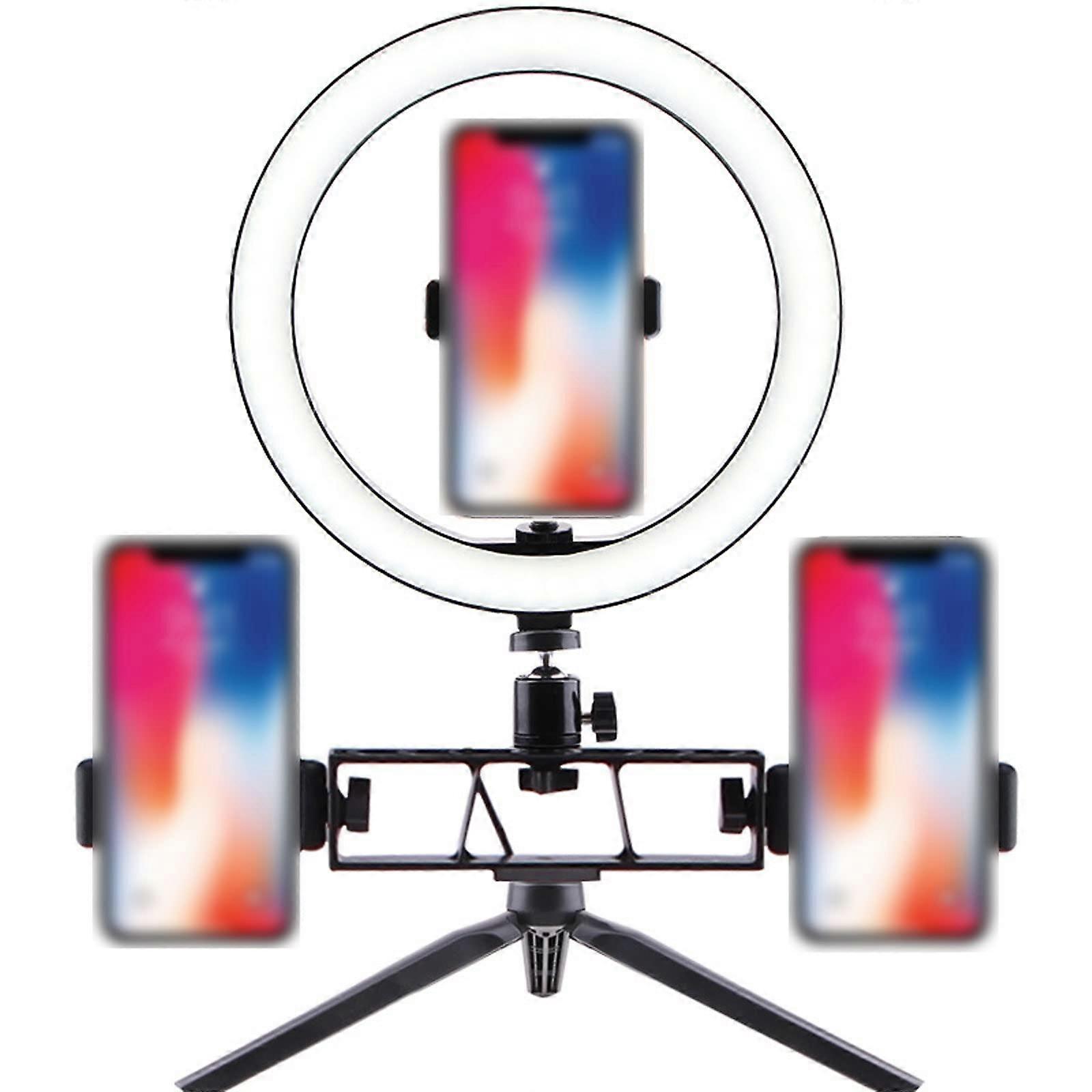 10.2' Selfie Ring Light for Video Recording Live Streaming, Black