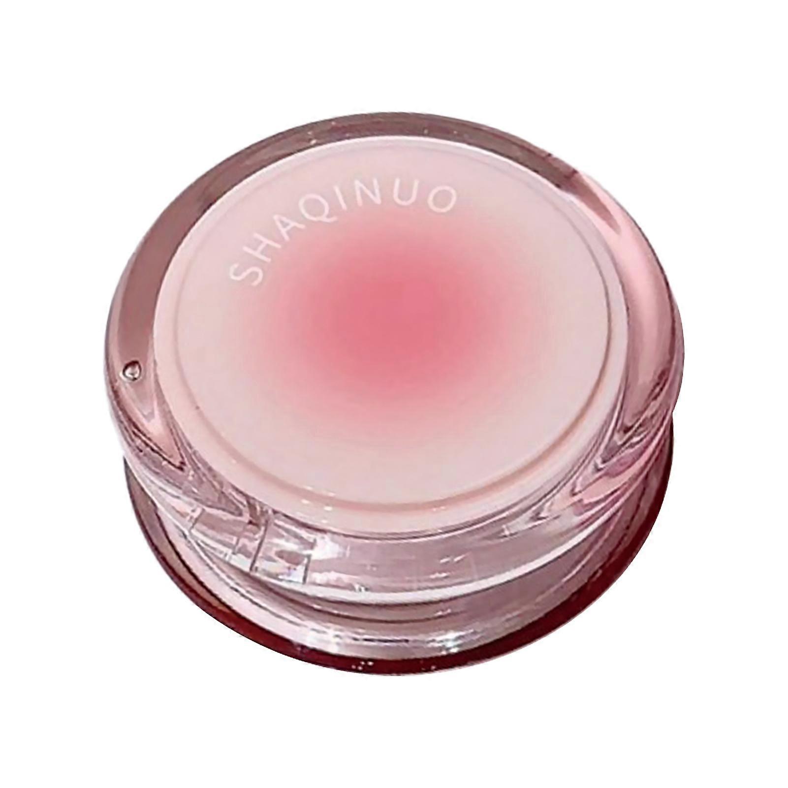 2 in 1 Mirror Blush & Lip Balm Full Coverage Brighten Face Blush