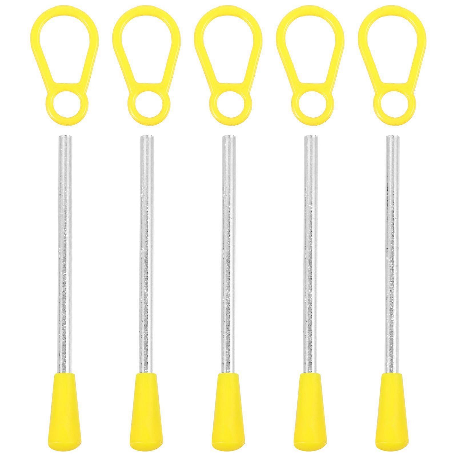 1 Set  Plastic Triangle Iron Hammers Triangle Iron Mallet Triangle Iron Hammers Plastic Percussion Sticks