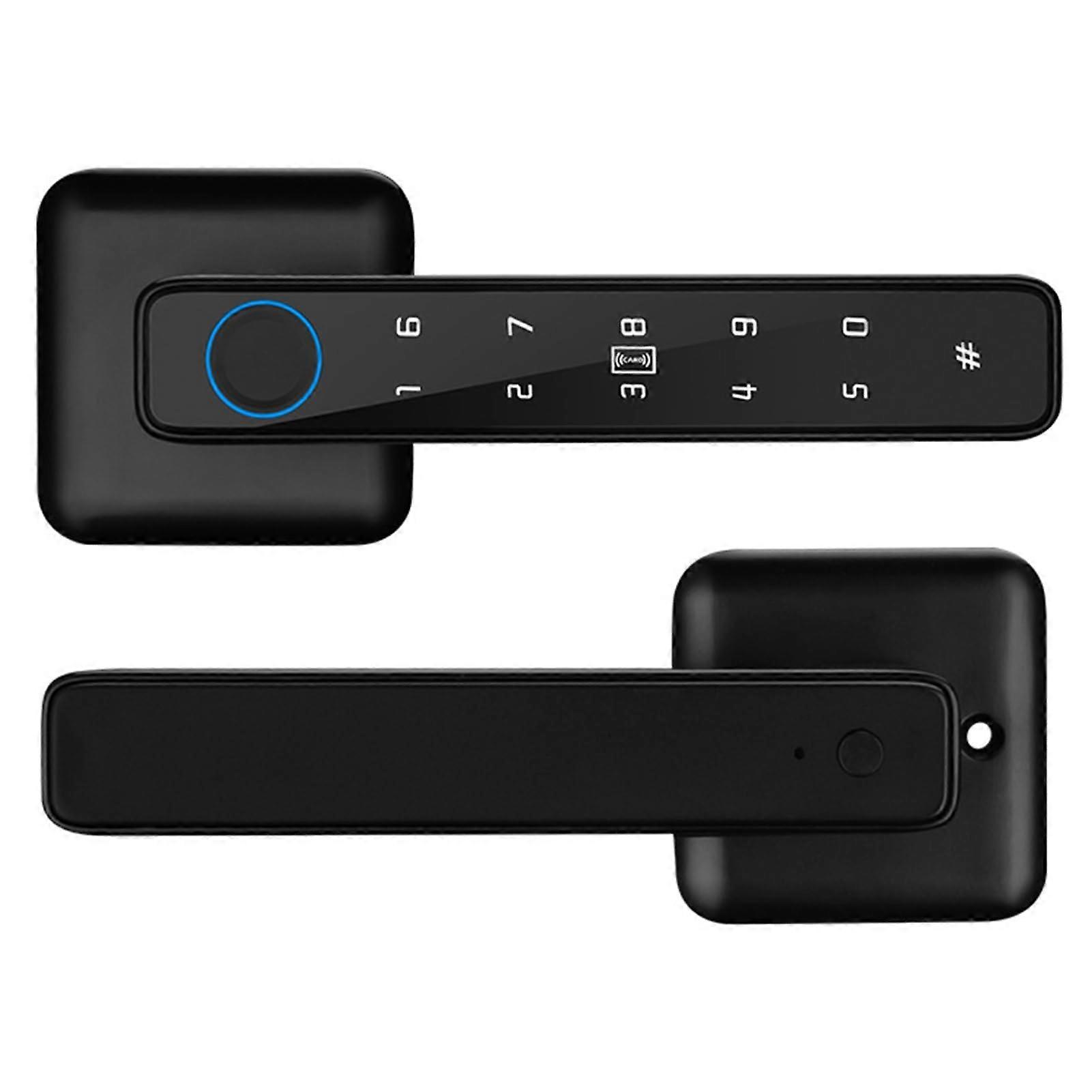 TTLock Smart Lock With Fingerprint Password RFID TTLock App Single-Latch Card 5-Way Fingerprint Unlock