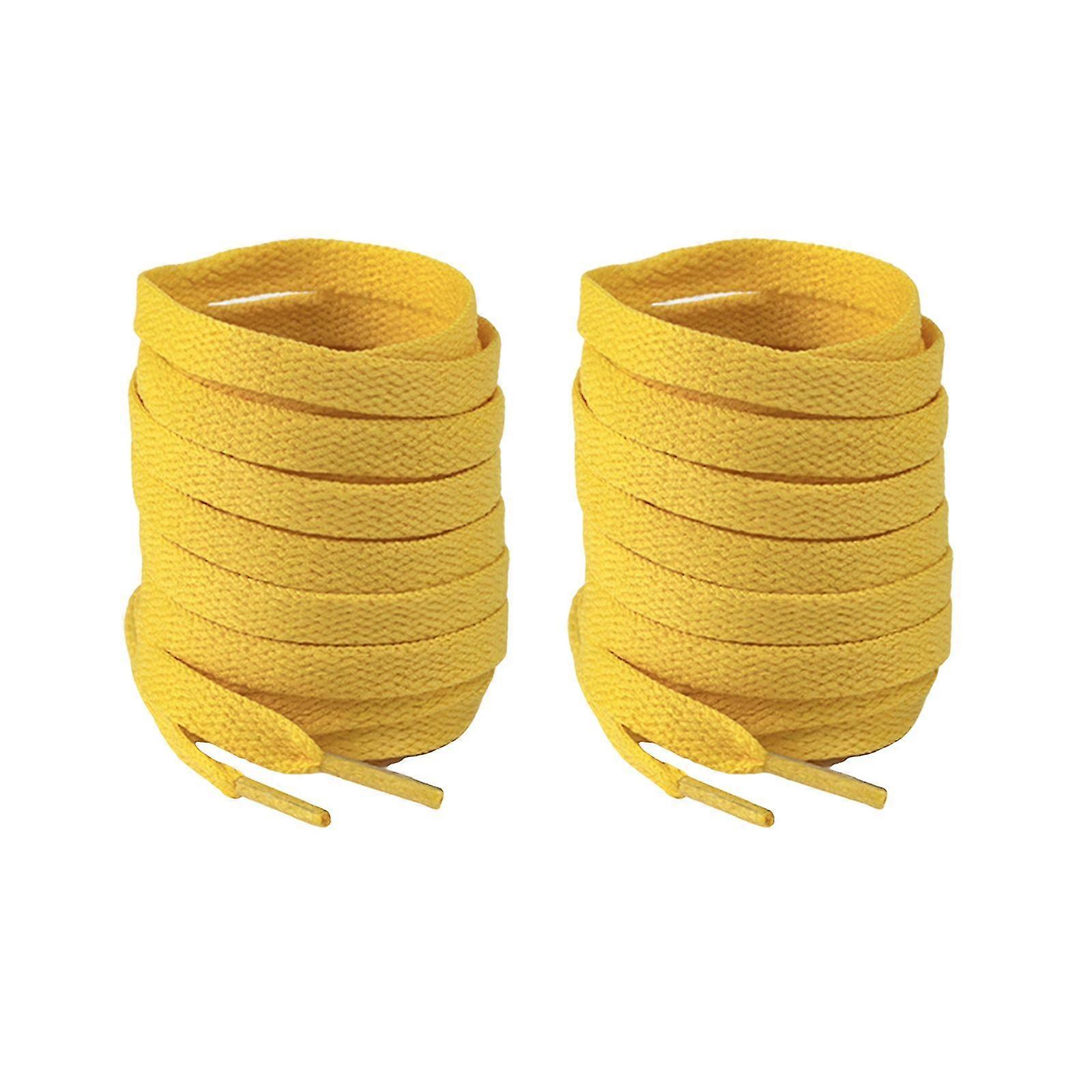 1 Pair Unisex Flat 8mm Width Shoelaces Multiple Colors Option Shoe Strings For Sneakers And Boot Laces Replacement
