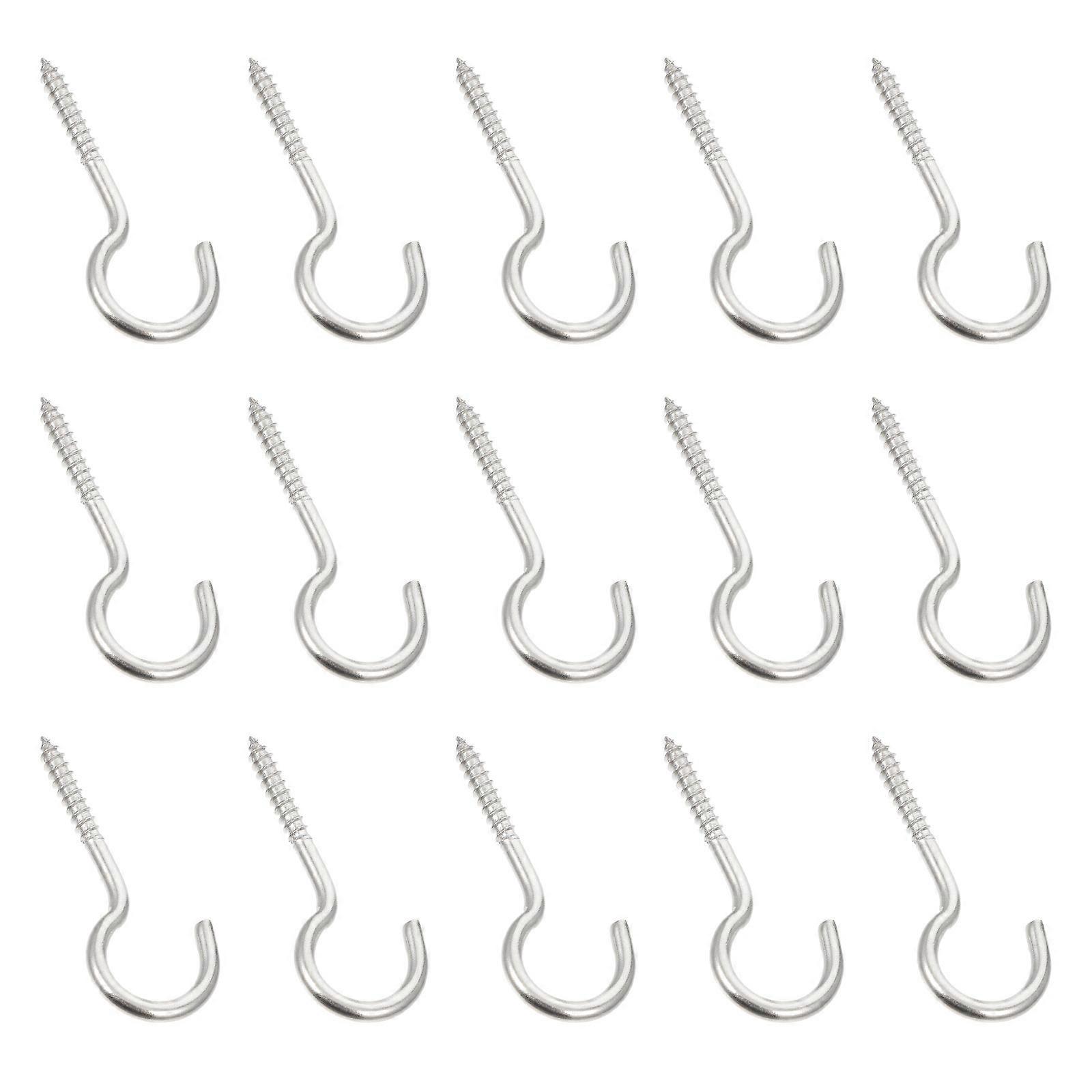 Here's a polished and professional product description for the item you mentioned:
**20pcs Heavy Duty Stainless Steel Screw Hanging Hooks with