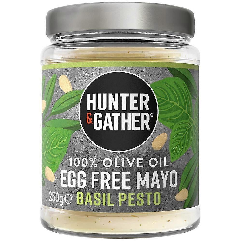 Hunter and Gather Egg Free Pesto Olive Oil Mayo 250g - 3 Pack
