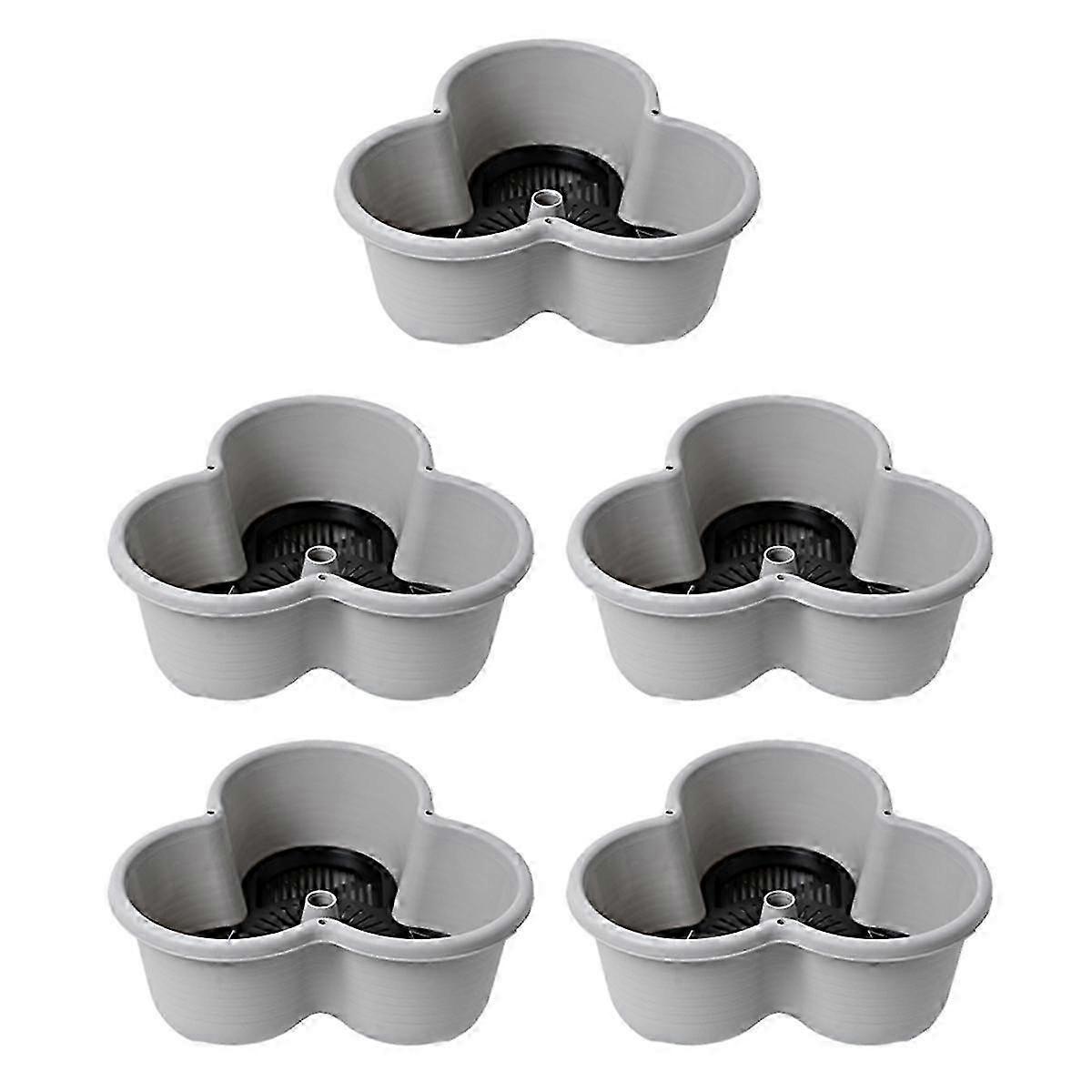 Stapelbare Blumentöpfe für Vertical Gardening, für Erdbeeren, Blumen, Gemüse, dreidimensional Fl SZRH A-DS