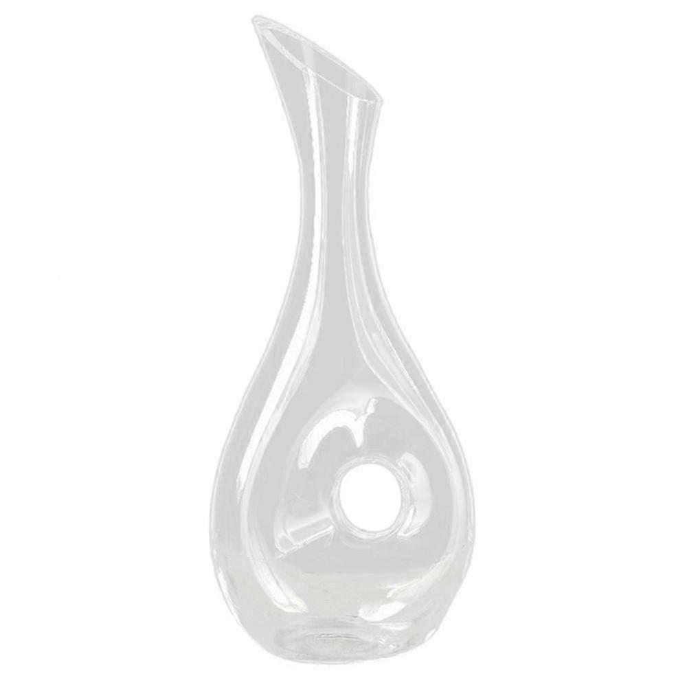 Bleifreier Glaswein-Dekanter für Rotwein mit Schnecken-Design - Transparent & Elegant