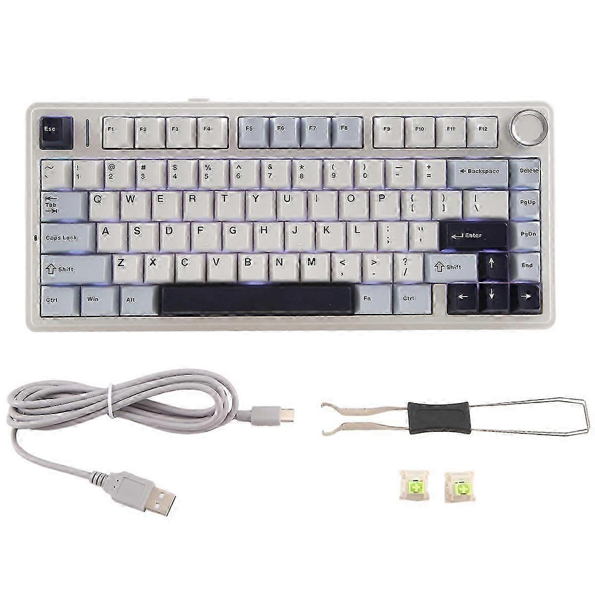 AULA F75 Bluetooth Wireless Gaming Keyboard with 80 Mechanical Switches