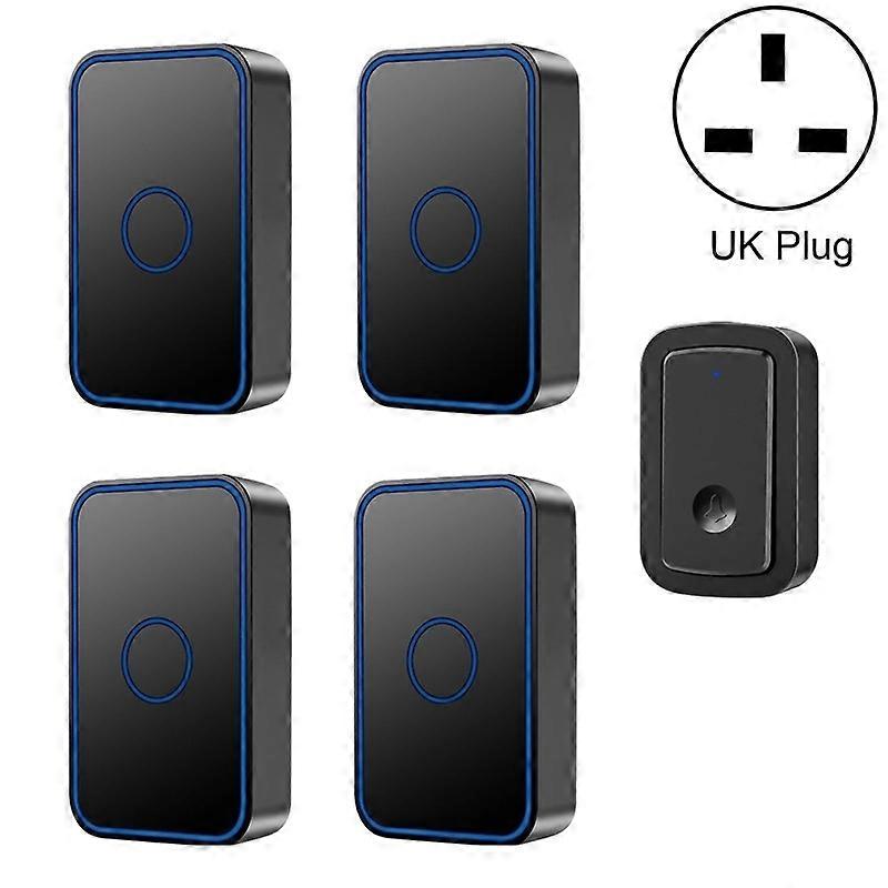 Smart Flash Electronic Doorbell 1 For 4 UK