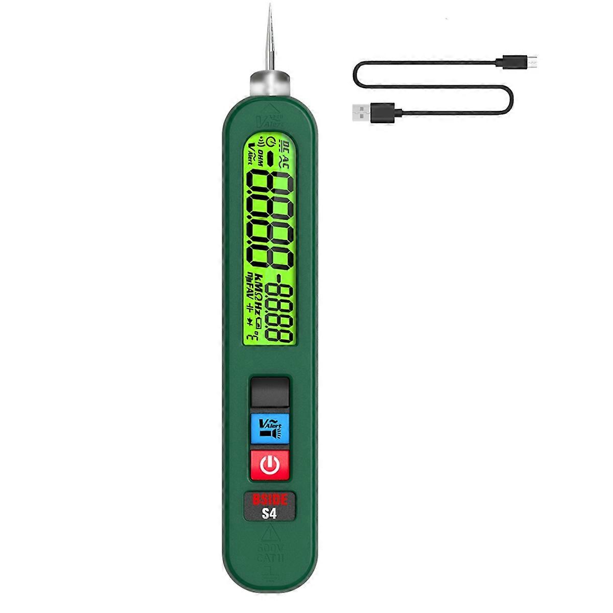 Voltage Tester Pen 12-300V Recharge Non-Contact Detection,B