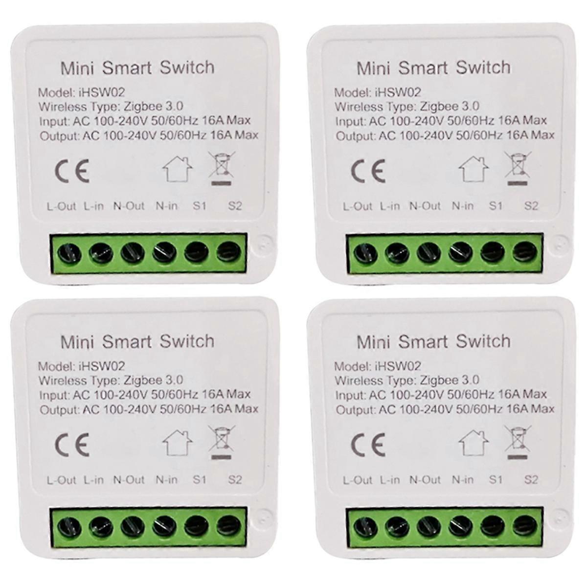 4X Smart Home Switch Tuya Smart Zigbee Wireless Switch Yandex Voice Control Automation Modules Home