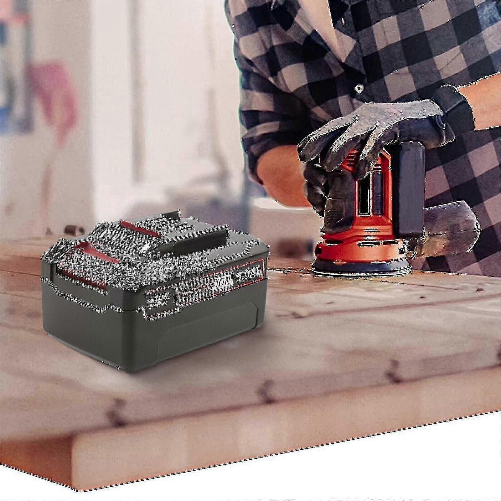 6.0Ah Battery for Einhell Power X-Change 18V Lithium Ion PXC Tools, LED Indicator Included