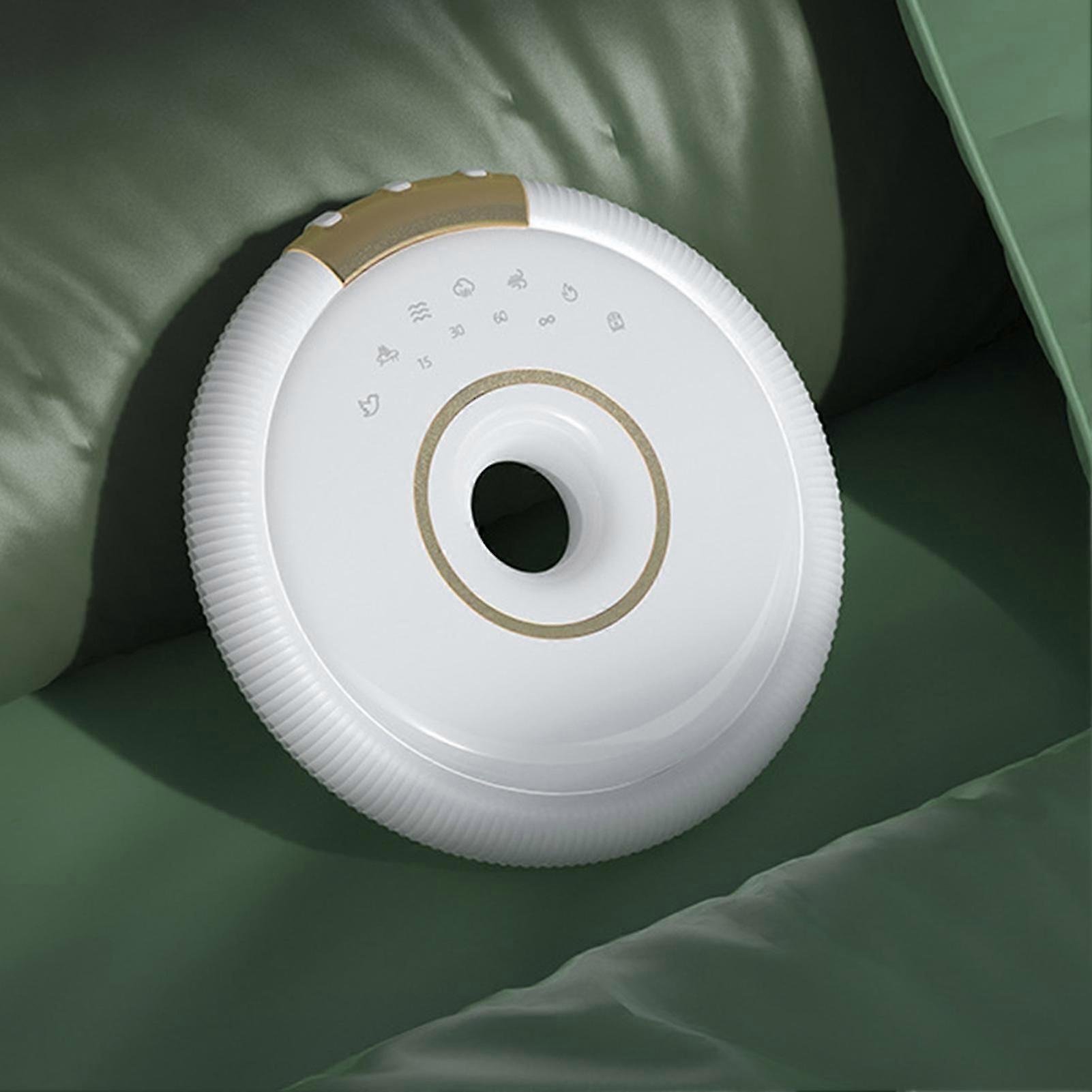QD01 White Noise Machine with 7 Relaxing Natural Sounds BT5.0 Wireless Speaker Portable Sleep Machine Sleep Therapy for Home Office Nursery