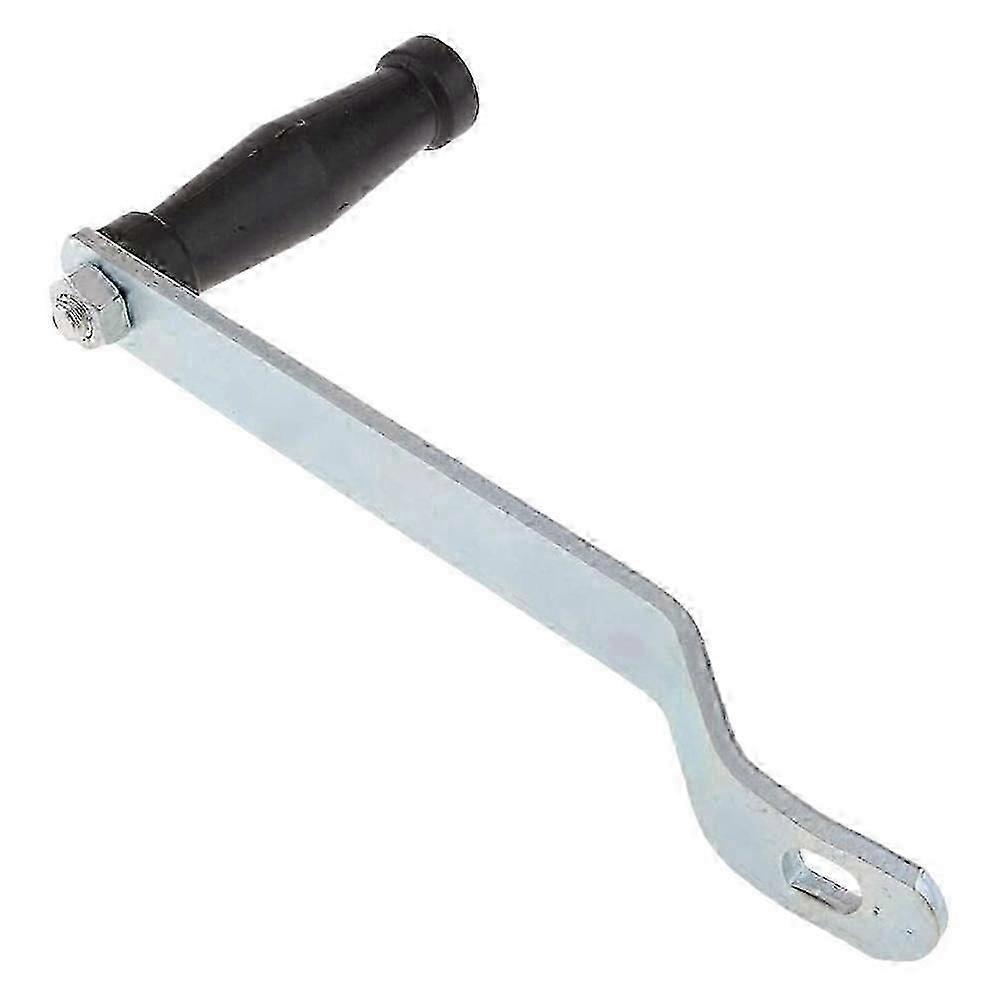 Ergonomic winch handle for marine trailer smooth operation