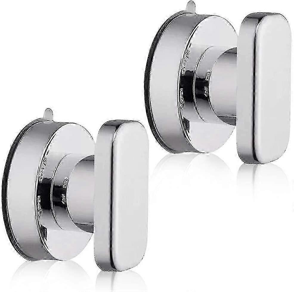 2pcs Suction Cup Handle Drawer Glass Portable Mobility Handle Knobs -T