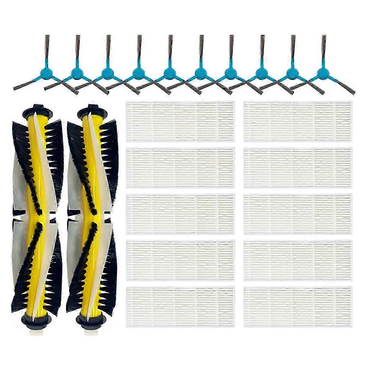 For SENCOR SRV 9200BK Roller Side Brush Hepa Filter