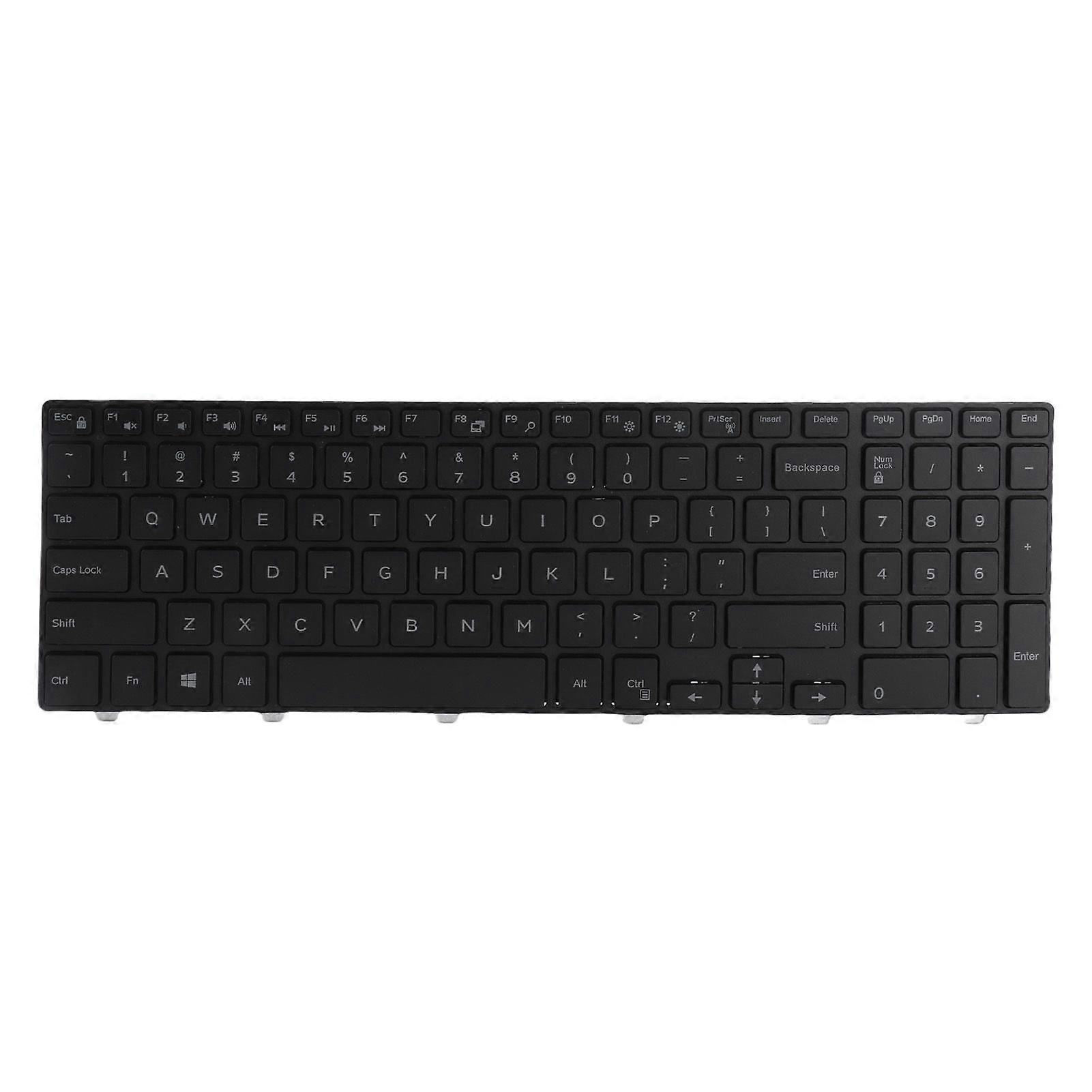 Replacement Keyboard Suitable for 15 3000/15 5000/175000/5547/3542 Laptop 101 Keys Replace Keyboard