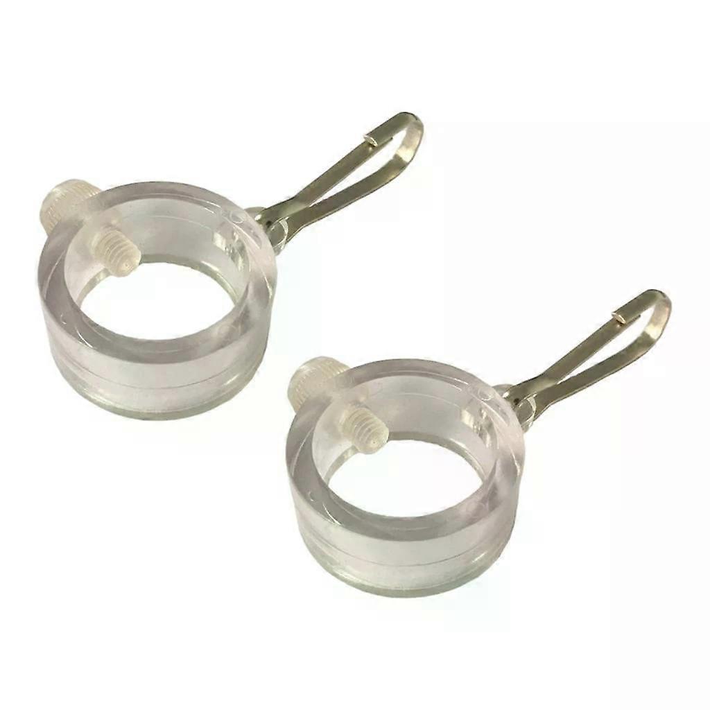 2Pcs Flag Pole Mounting Rings, 360° Rotating Hardware Replacement for 1" Flagpoles, Easy Install