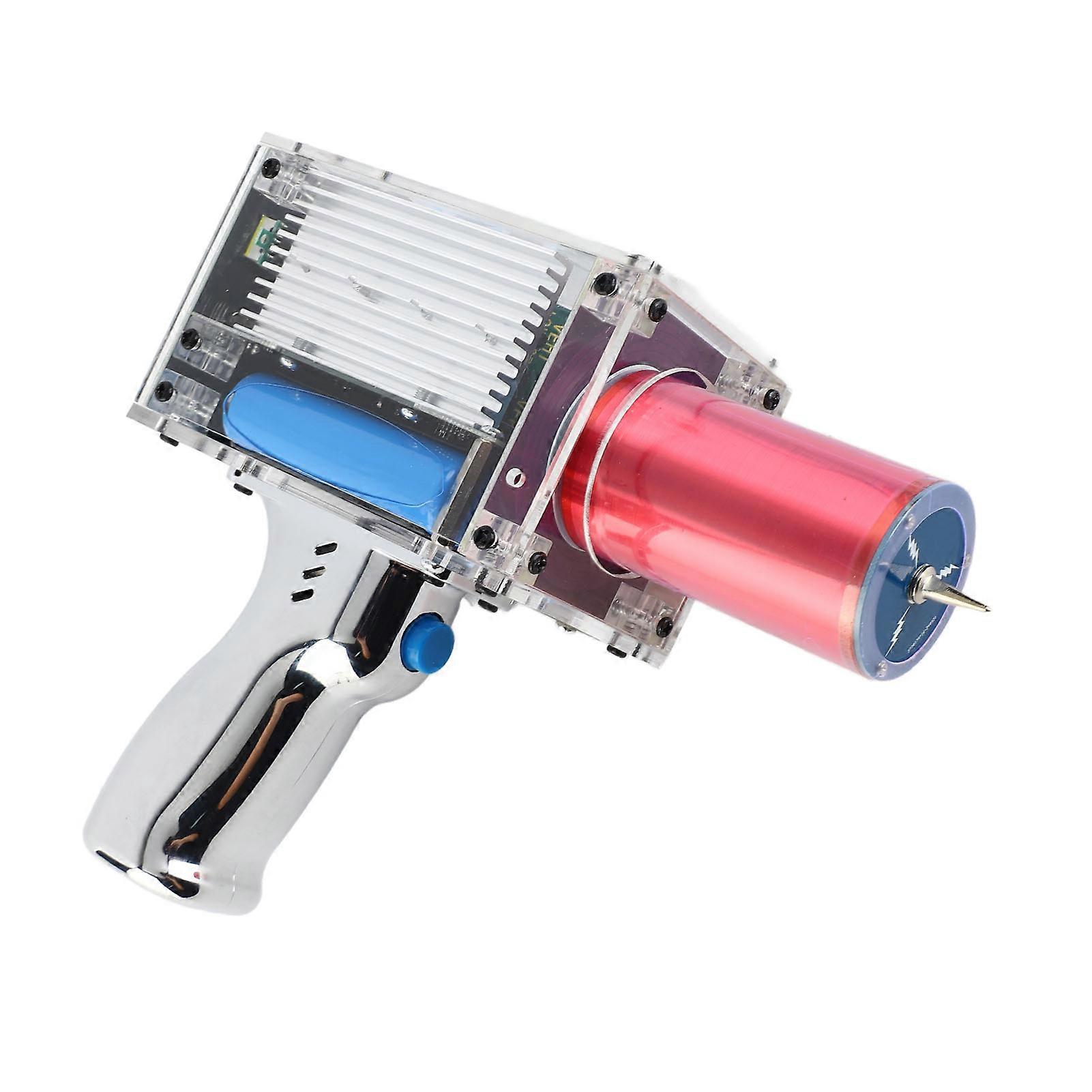 Portable Arc Coil Lightning Generator 13cm Adjustable Plasma Toy