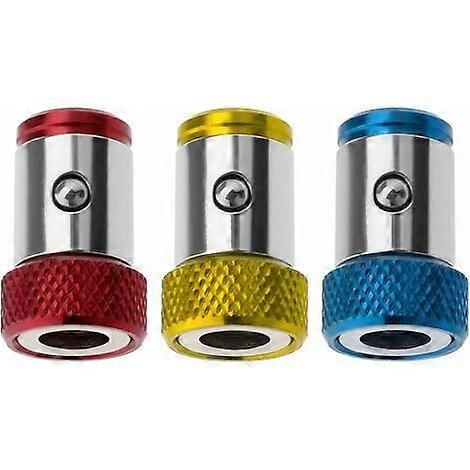 3x Alloy Removable Screwdriver Magnetizer Ring Magnetizer Ring Screw Catcher