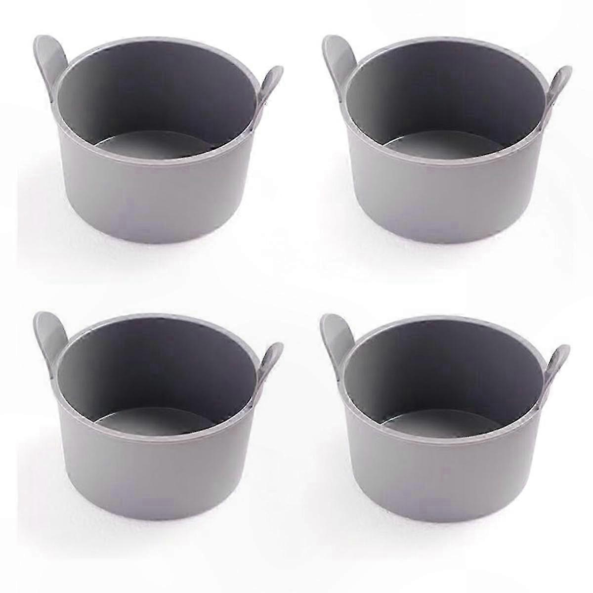 4-Pack Silicone Ramekins for Air Fryer, Durable Egg Poacher Accessory for Multi-Cooker Models