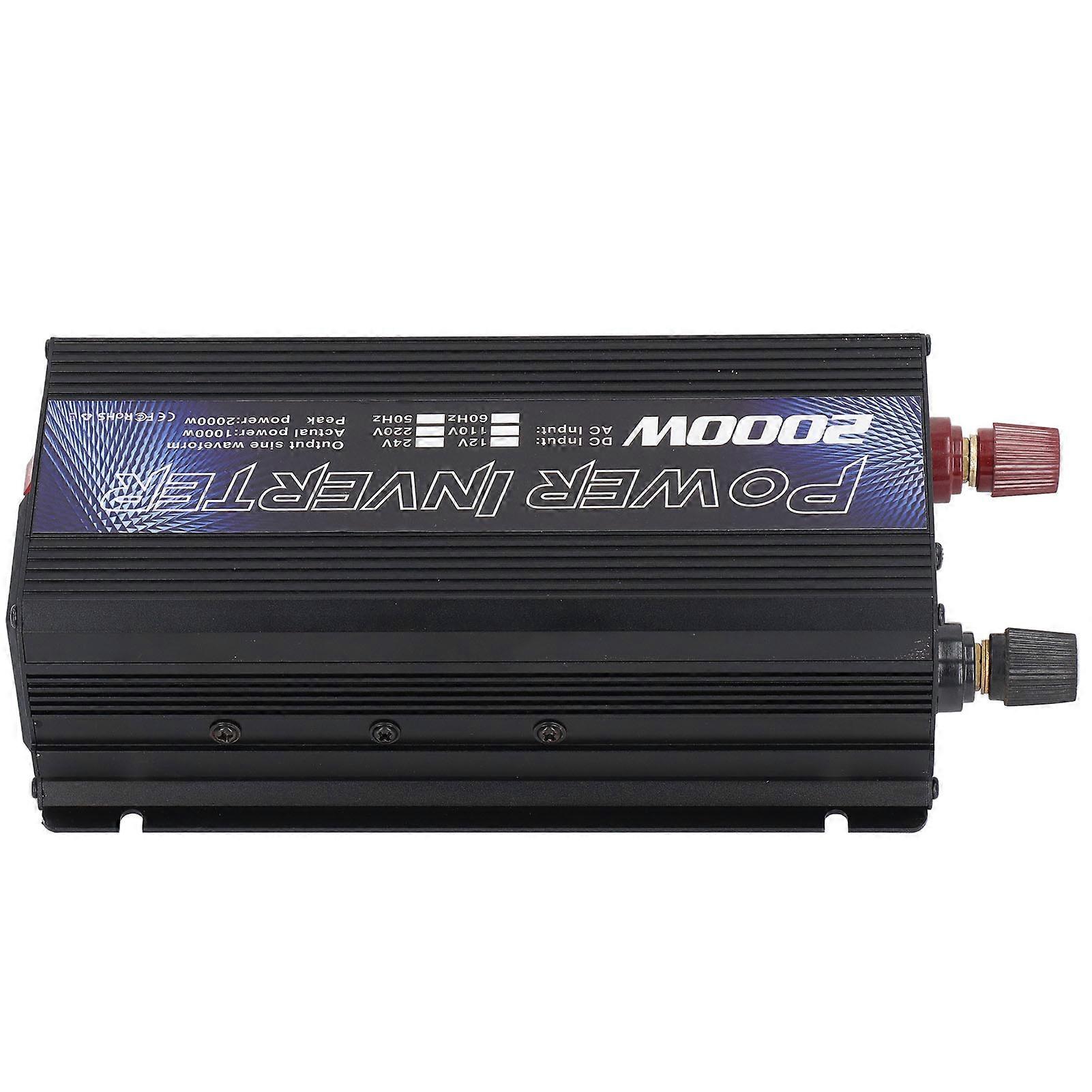 2000W auto-omvormer gemodificeerde sinusgolf aluminiumlegering