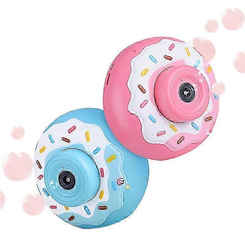 Children's Automatic Donut Bubble Blower Camera Toy