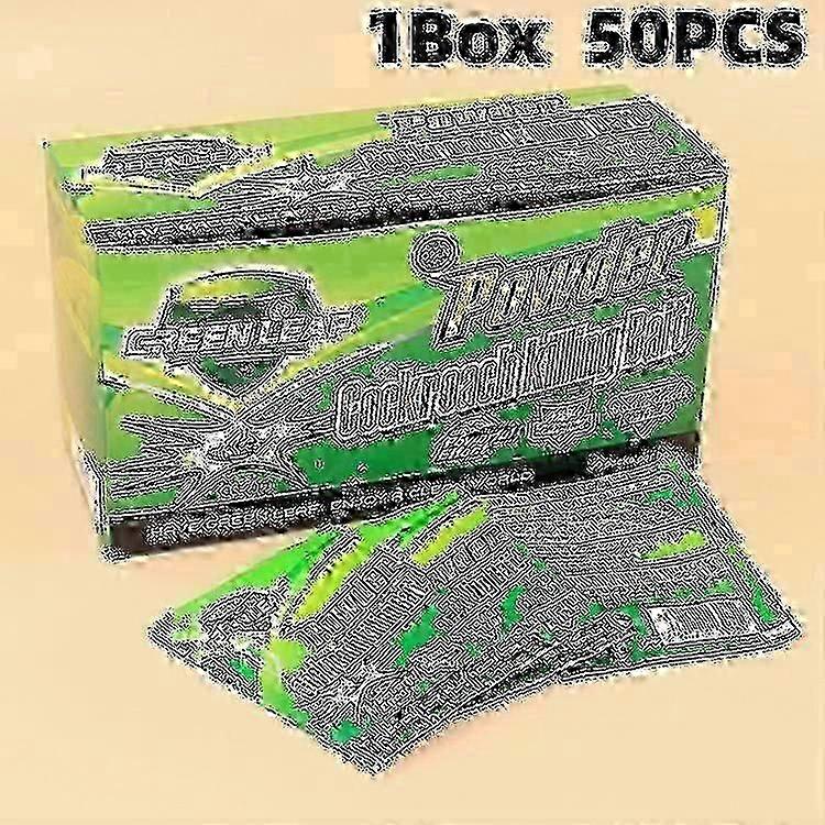 Pacote com 50 Pó de Isca para Matar Baratas - Erradicação de Insetos para Formigas & Baratas com Inseticida Atrativo