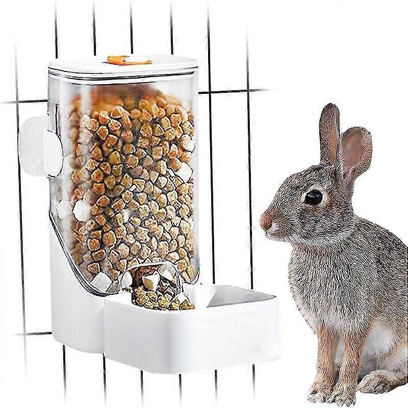 small animal automatic feeder for cages bunny guinea pig ferret