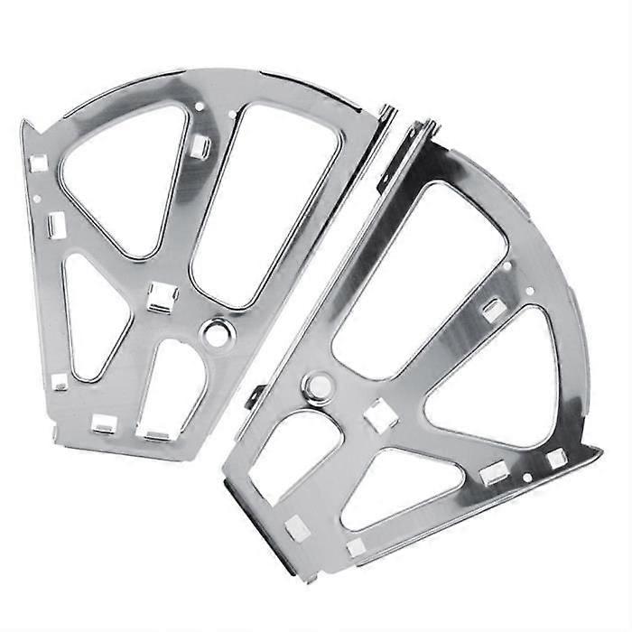 2pcs Stainless Steel Shoe Drawer Hinges Turing Rack Replacement Fittings (2 Layers)
