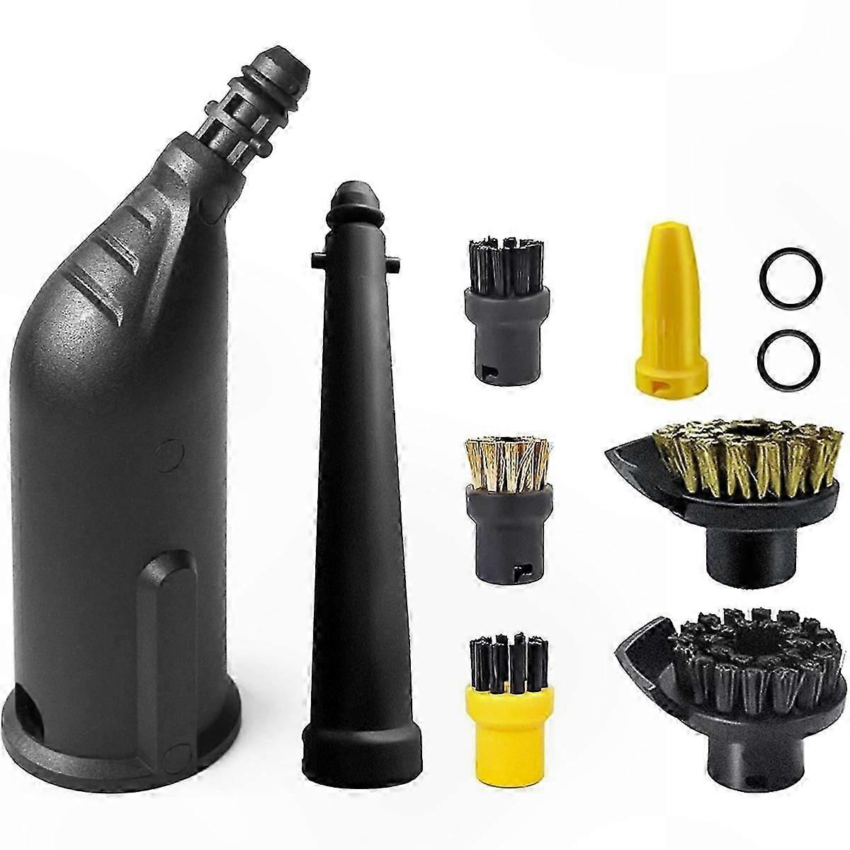 Replacement Nozzle Set for Steam Cleaners, Extended Hand Nozzle Accessories, Compatible with Multiple Models