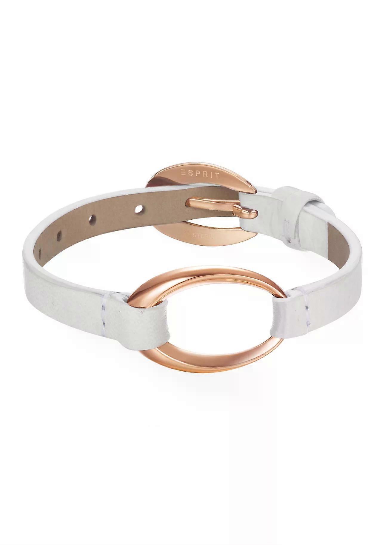 Esprit Ovality Damenarmband, Weiß (ESBR11423K200)