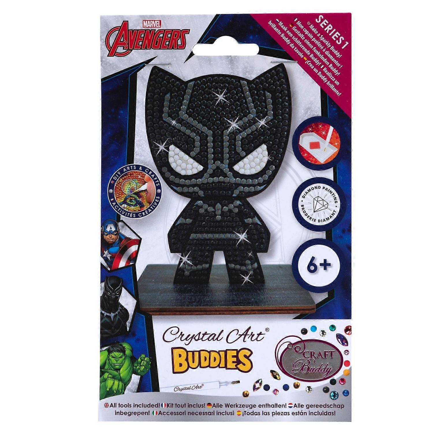 Marvel Art Set with Crystals, Black Panther