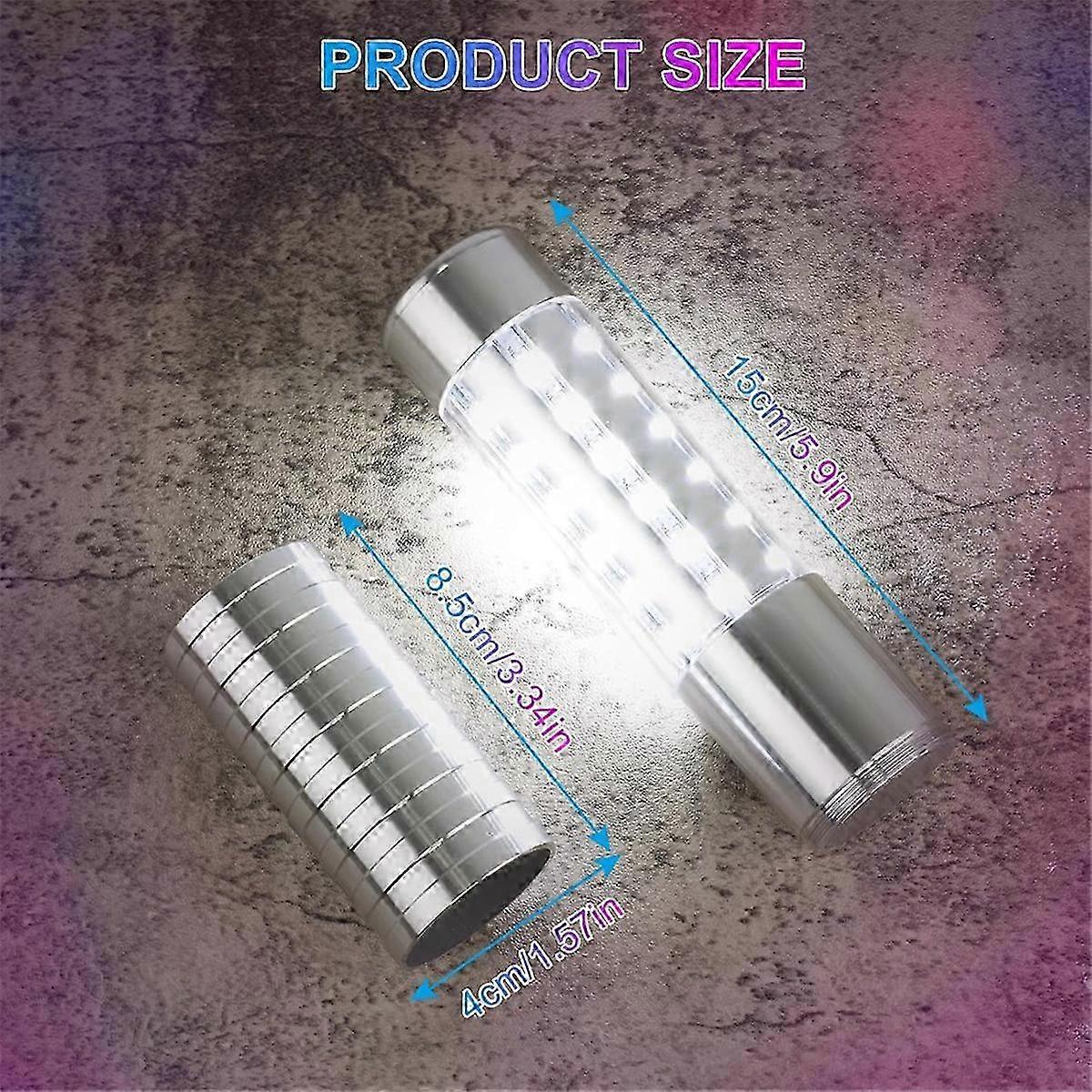 2PCS LED Strobe Baton Light Bright Rechargeable LED Light 2025