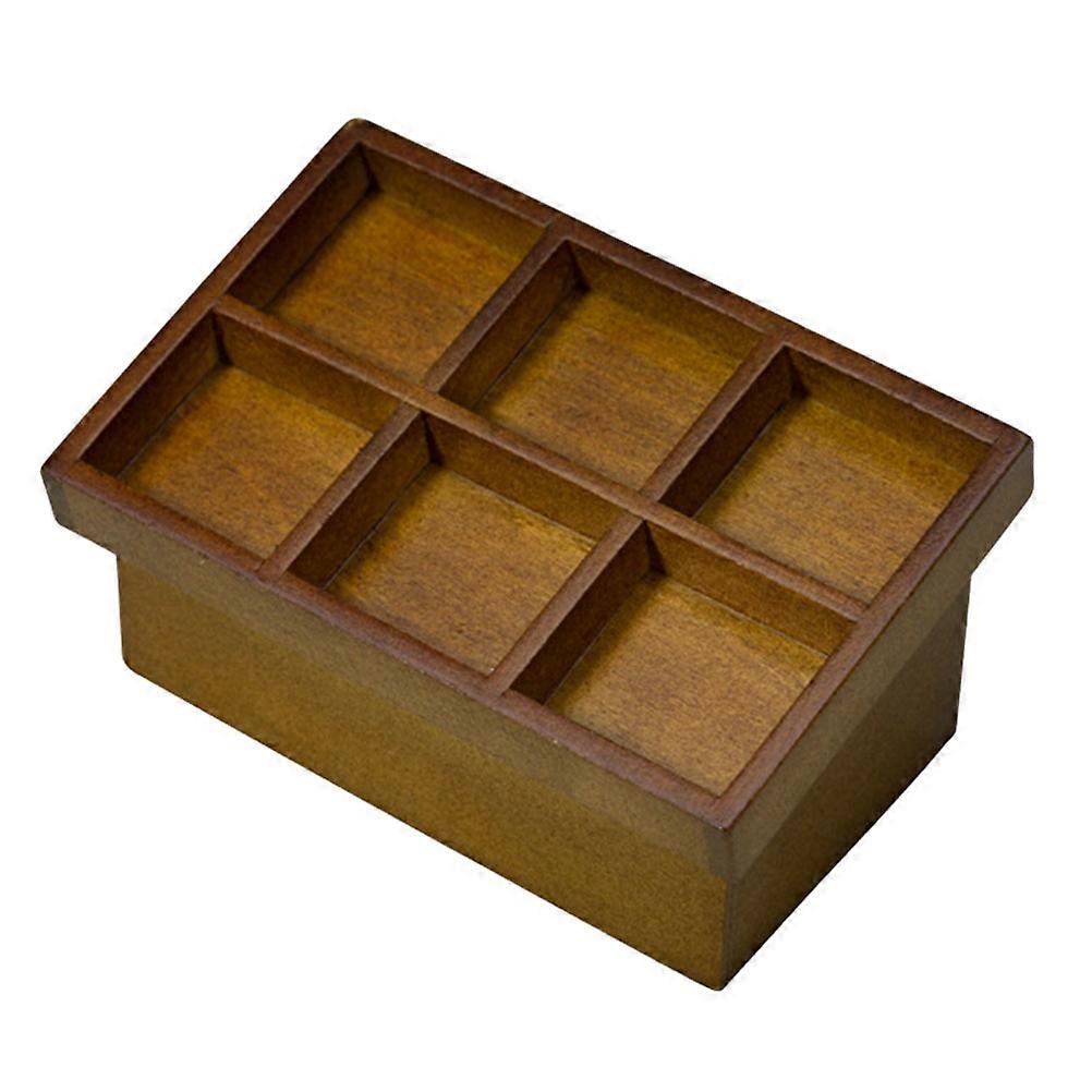 Mini Wooden Vegetable Stall Model for Decoration