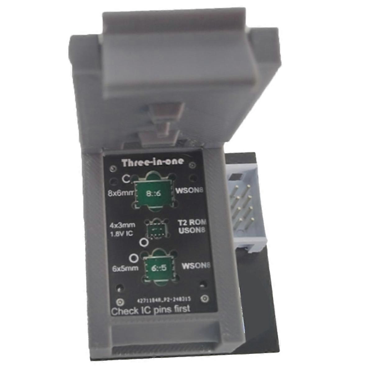 Brennen Sockel Chip Computer Reparatur Schreibtest 6X8 5X6 3X4 Clamshell IC Halter DFN8 QFN8 WSON8 USON8 Chip Lesen