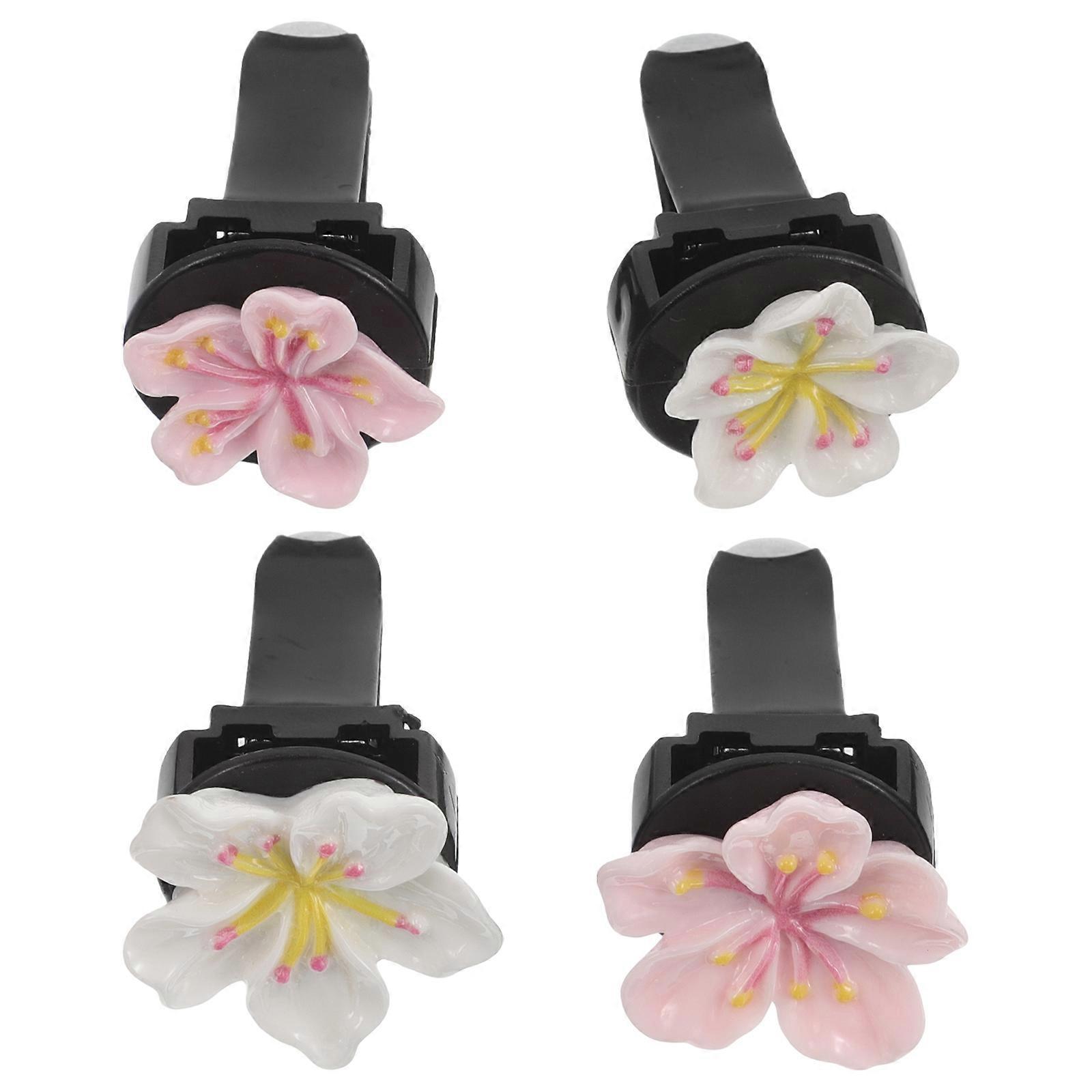 Flower Car Vent Clips for Car Air Conditioning Providing Fragrance 12Pcs Set