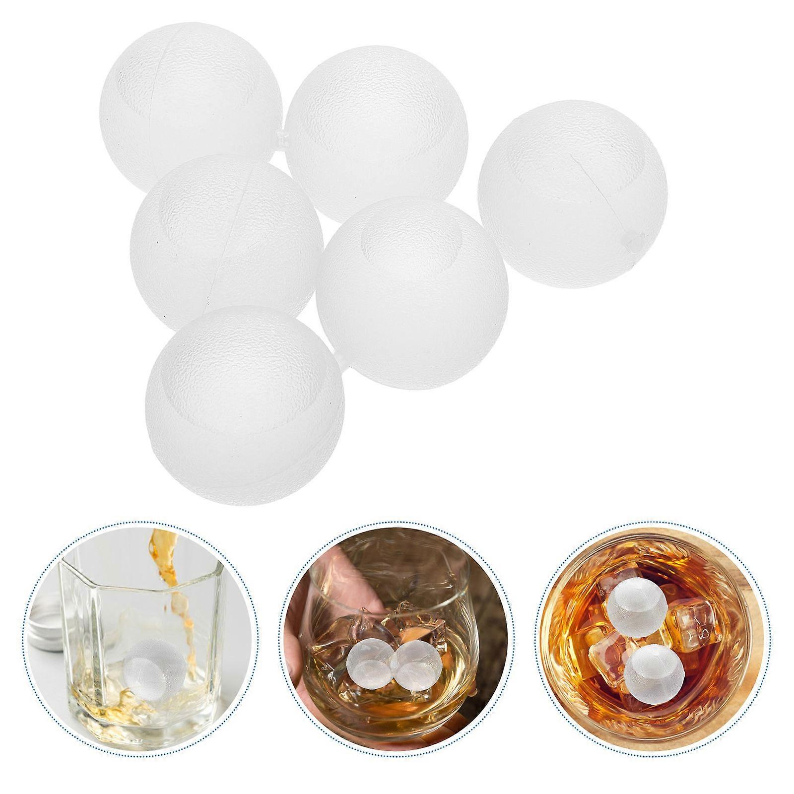 Transparent Reusable Ice Cubes Plastic Ice Cubes for Cooling 96Pcs