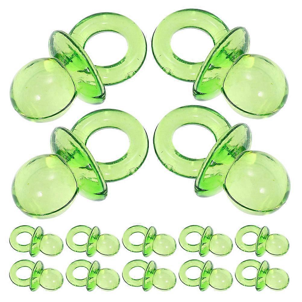 Shower Favor Pacifiers Light Green Acrylic for DIY 800Pcs Baby Decorations