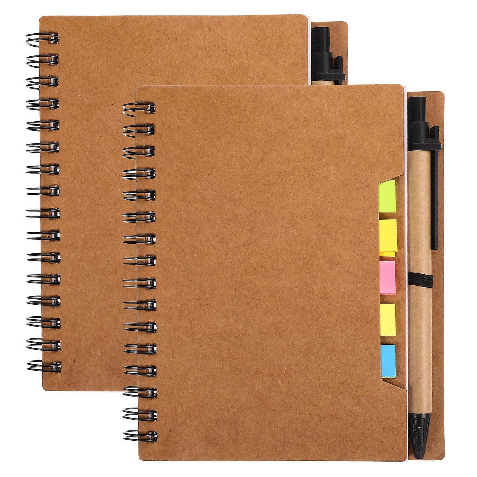 Students Notepad Coil Notepad for Schedule Planning 4Pcs Portable