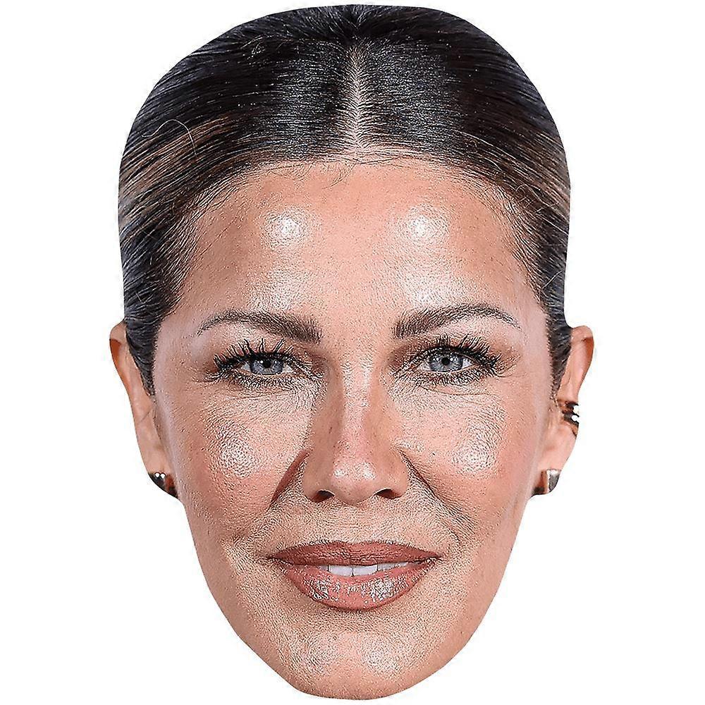 Jaydy Michel (make-up) groot hoofd. Groter dan levensgroot masker.