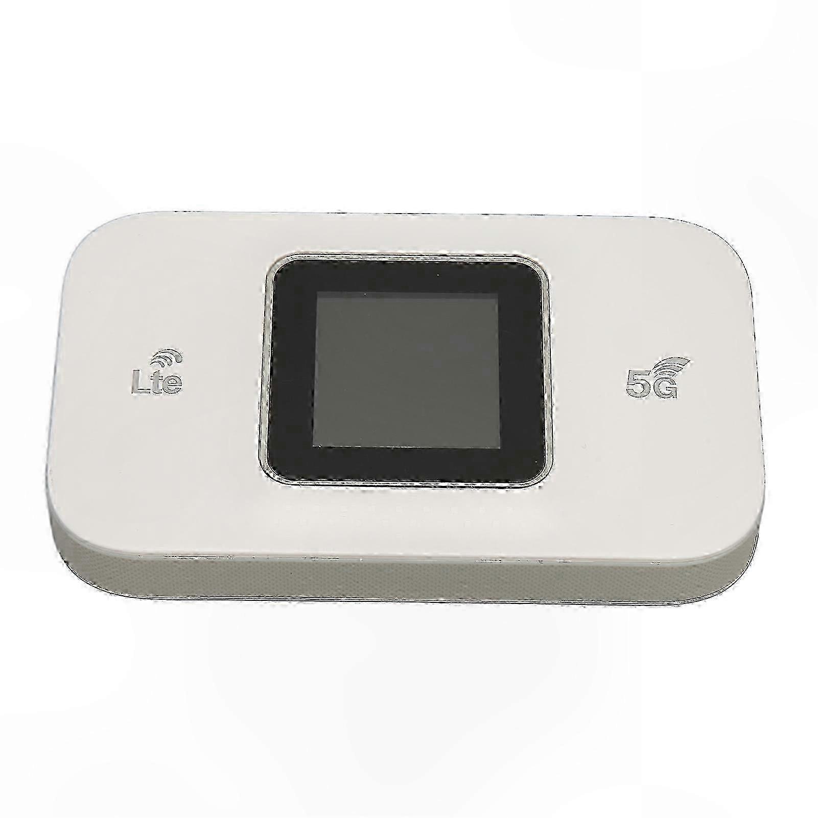 5G Tragbarer WiFi-Hotspot, Unterstützung von 10 Geräten, Mini-LTE-Router mit SIM-Steckplatz für Windows/Linux