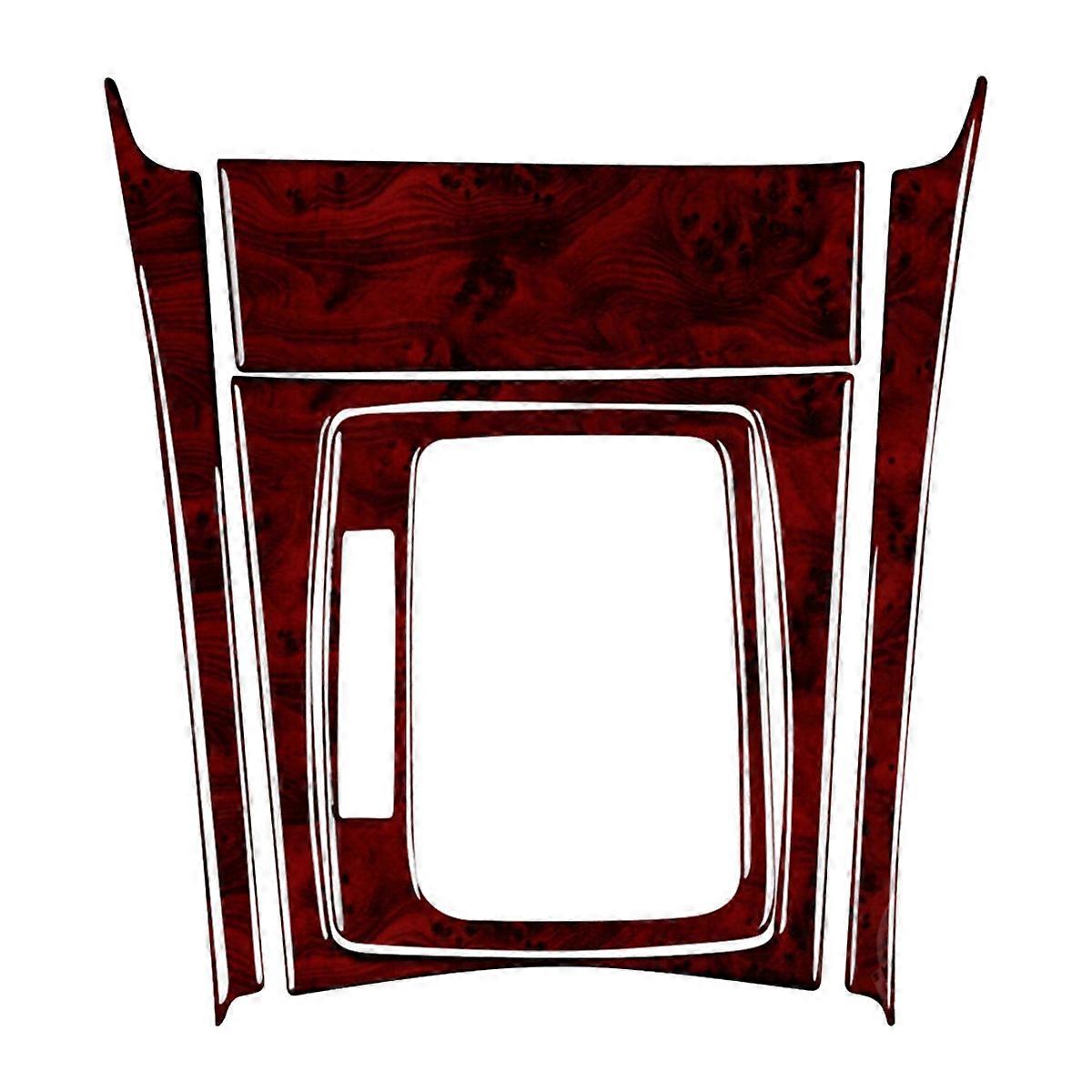 Gear Shift Panel Cover Kit Red Wood Grain for -