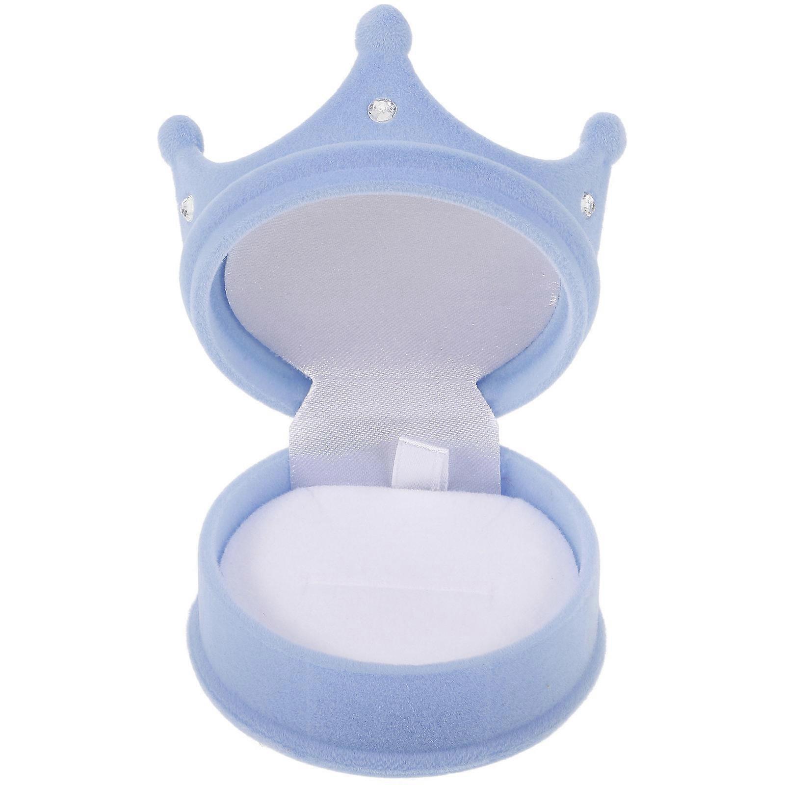 Ring Holder Box Crown Shaped for Storage Crown Shaped Ring Box Jewelry Container