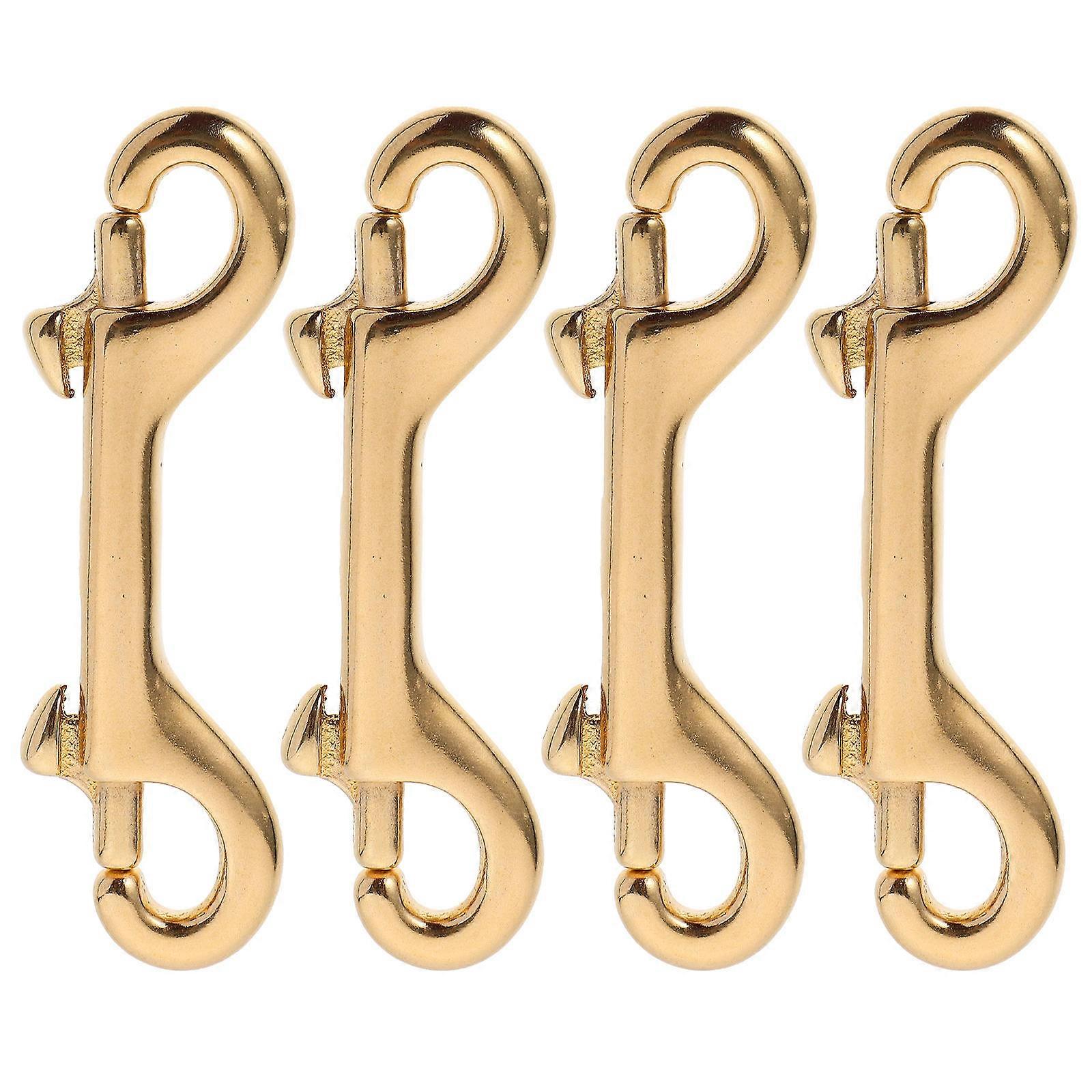 Golden Brass Lobster Clasp Clips for Bags Swivel Trigger Hooks 16Pcs