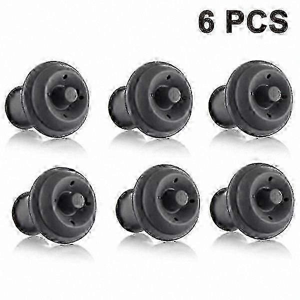 Wine Preservation Vacuum Stoppers - Set of 6, Multicolor, for Air-Tight Sealing and Extended Freshness